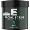 Exfoliante facial natural E Elegance de 9 oz con menta