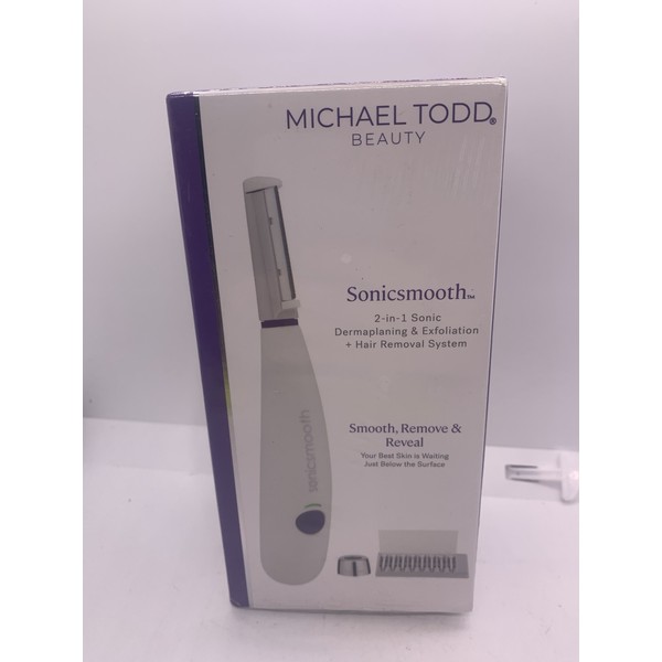 MICHAEL TODD Beauty - Sonicsmooth 2-in-1 Dermaplaning System - White