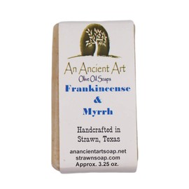 Ancient Art Soap 3.25oz Handcrafted Olive Oil Soap Bar Frankincense and Myrrh