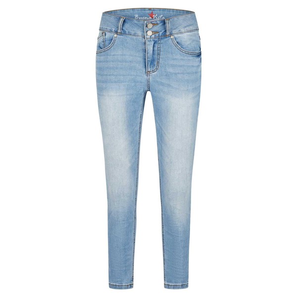 Buena Vista Women's Tummyless 7/8 Stretch Denim Jeans, azure denim