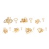 540Pcs Gold Brass Ring Terminal M3 M4 M5 M6 M8