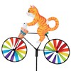 Bike Spinner Kitty 20" – Playful Feline Design, Weather-Resistant Outdoor