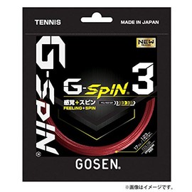 Gosen GOSEN Tennis String G-SPIN3 17 G-Spin 3 17 66.6 ft (220 m) Roll TSGS312 Will be released at the end of October ※ Reservation