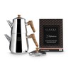 Serenk Definition Stainless Steel Teapot Set, 1L Teapot & 2L
