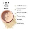 Polvo matificante, control de grasa, Avena, Arroz, Caléndula, Vitamina C,