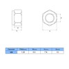 Favordrory M8 x 1.25mm 304 Stainless Steel Self-Lock Nylon Inserted