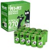 Pet N Pet Bolsas Para Popo Perro 270 Recuentos Biodegradables,