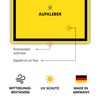 tradercat Behindertenparkplatz Schild Aufkleber aus Vinyl Schilder Sticker mit UV-Schutz
