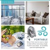 O2COOL 4 Inch USB Powered Table & Desk Personal Fan