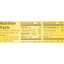 Deep Clarified Butter 100% Cow Ghee - 32 fl. Oz. (2 lbs)