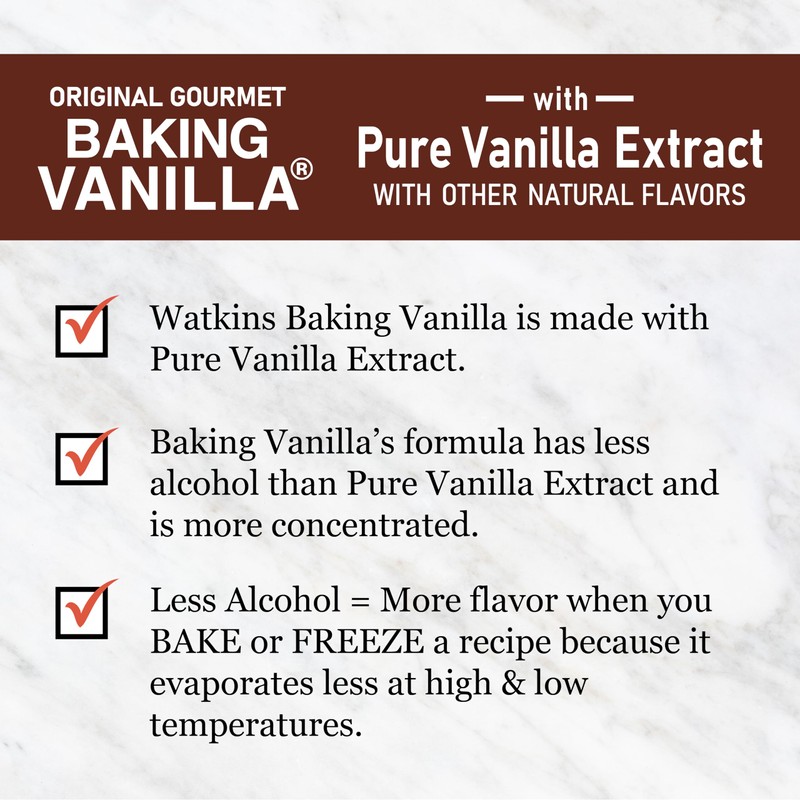 Watkins Original Gourmet Baking Vanilla with Pure Vanilla Extract, 2