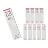 Mitsubishi Pencil Uni ULS05404H Mechanical Pencil Lead, 0.5, 4H, 10