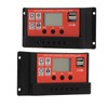 PWM Auto Solar Charge Controller LCD Display Dual USB Solar