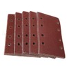 ExcInter 10PCS 93x185mm Sandpaper Sanding Paper 8 Holes Loop Sand
