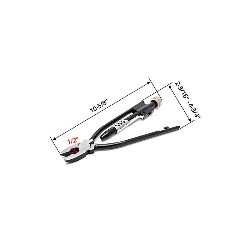QWORK Wire Twist Pliers, Safety Wire Pliers, 270 mm