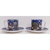 Rainbow Decors William Morris Strawberry Thief Blue Espresso 2 Cups