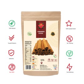 Cinnamon Stikcs (100G / 3.54 oz) | Cinnamon Quills | Zimt | Cannelle | Canela | Danchini Sticks | 3 Inch lenth | Sweet and Aromatic for Cooking