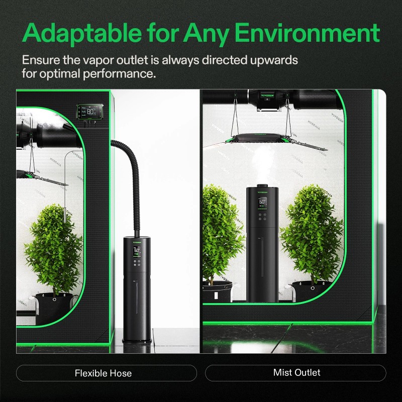 VIVOSUN H09 2.38 Gal /9L Air Environment Plants Humidifier Wi-Fi