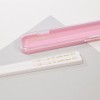 Petit Fleur 03021 Plastic Chopsticks & Case, Pink, 7.1 inches