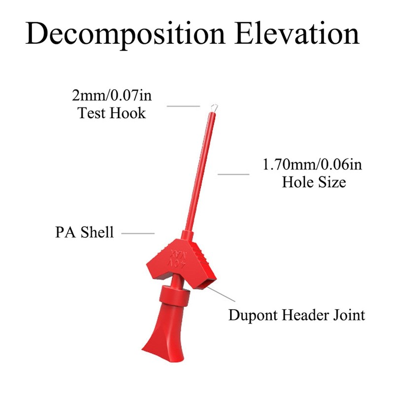 SMD IC Test Hook Clip, Mini Test Hook, Probe Clip,