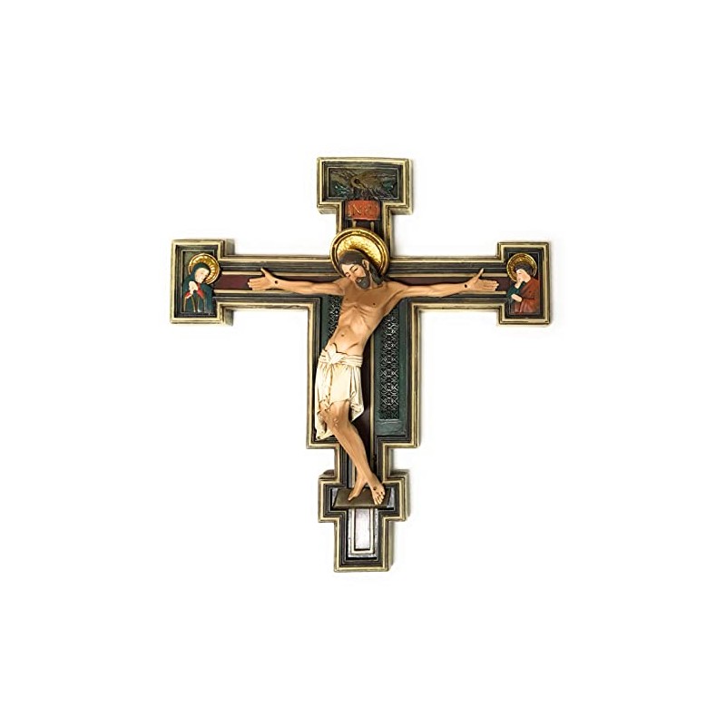 Joseph's Studio by Roman Florentine Crucifix, 10.25 Inch Wall Cross,