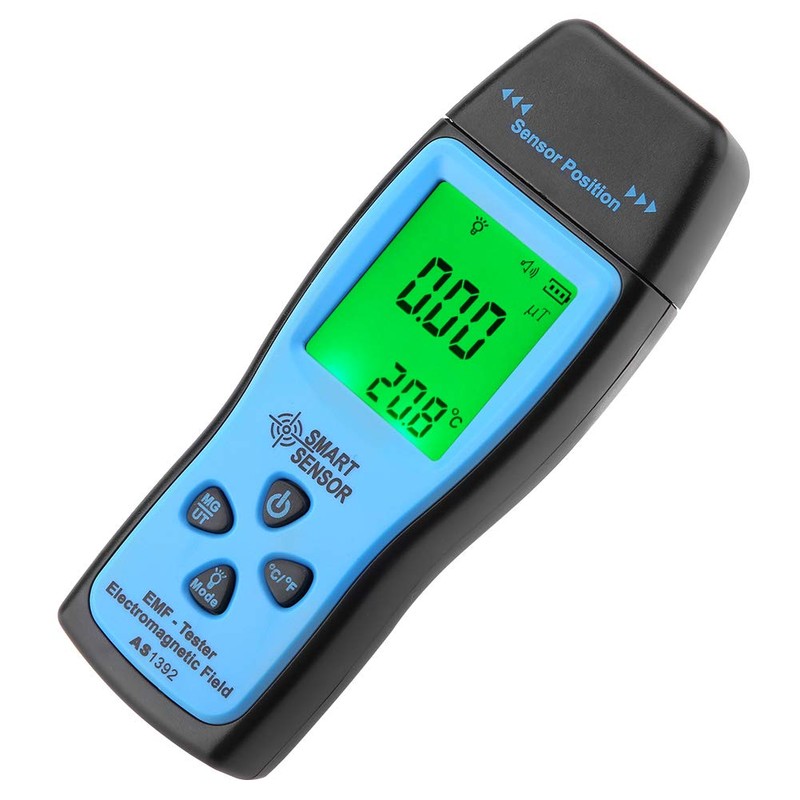 AS1392 EMF Meter, EMF Tester Counter Digital Electromagnetic Radiometer Detector