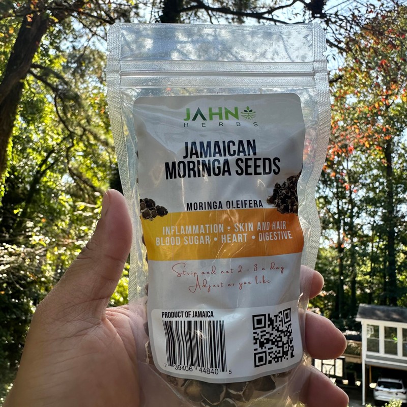 Jamaican Moringa Seeds 2oz, Wildcrafted, Handpicked
