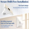 2 Pcs Ceramic Towel Bar Replacement Rod Holder Brackets Kit,