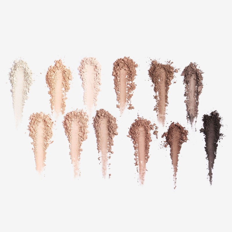 W7 Mighty Mattes Eyeshadow - 12 Matte Nude Colours –