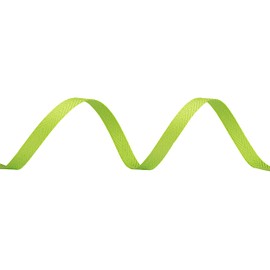 Joycrosso Herringbone Tape Twill Ribbon Soft Handle, Great for Gift Wrapping Craft Sewing, 6mm x 22 Meters - Apple Green