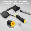 Mister Rui 3" Bent Scraper, Heavy Duty Paint Scraper Tool