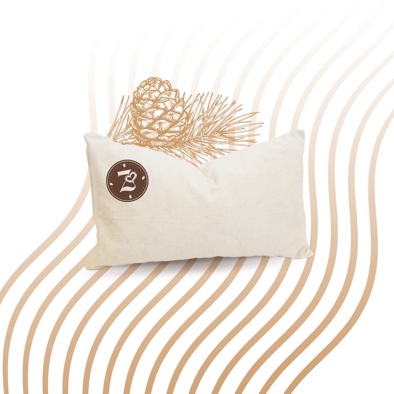 Duft-Cloud Pine cushion 25 x 15 cm natural – simply