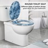 Angol Shiold Angol Shiold Round Toilet Seat Molded Wood Toilet