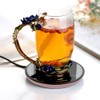 Electric Waterproof Touch Heating Cup Mat Warm Pad for Coffee