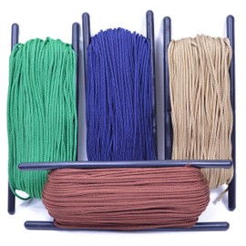 95 Cord - Crimson - Type 1 Cord - 100 Feet on Plastic Winder - Bored Paracord Brand