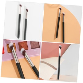 SAFIGLE Angled Flat Concealer Brush for Under Eye Makeup Portable Eye Makeup Brush for Women for Hiding Eye Stains and Bags for Cosmetics and Travel