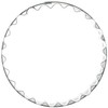 Pearl Metal Raffine D-6159 Stainless Steel Wave/Round Cutter, 2.0 inches