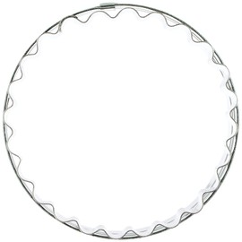 Pearl Metal Raffine D-6159 Stainless Steel Wave/Round Cutter, 2.0 inches (5 cm)