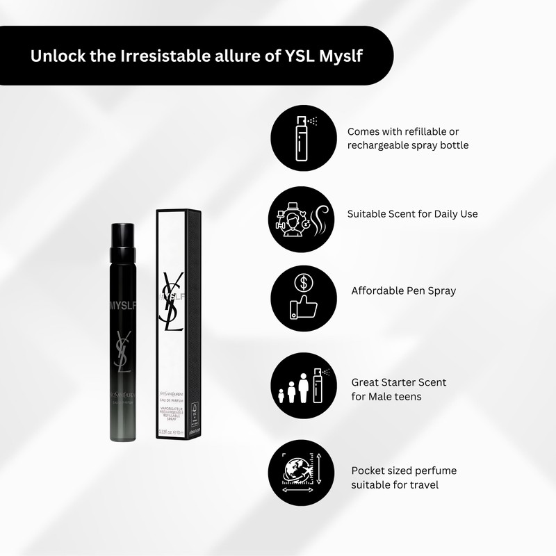 Yves Saint Laurent MYSLF Perfume for Women EDP Travel Spray