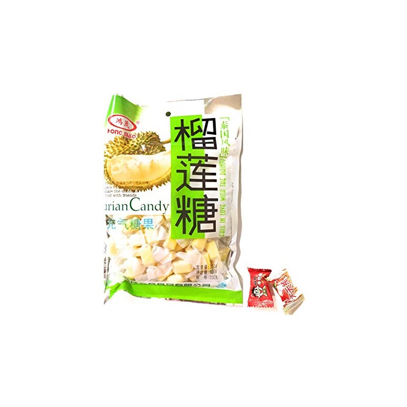Hong Mao Durian Candy 1 Pack(12.33Oz) And 1 Hot-Kid Milk