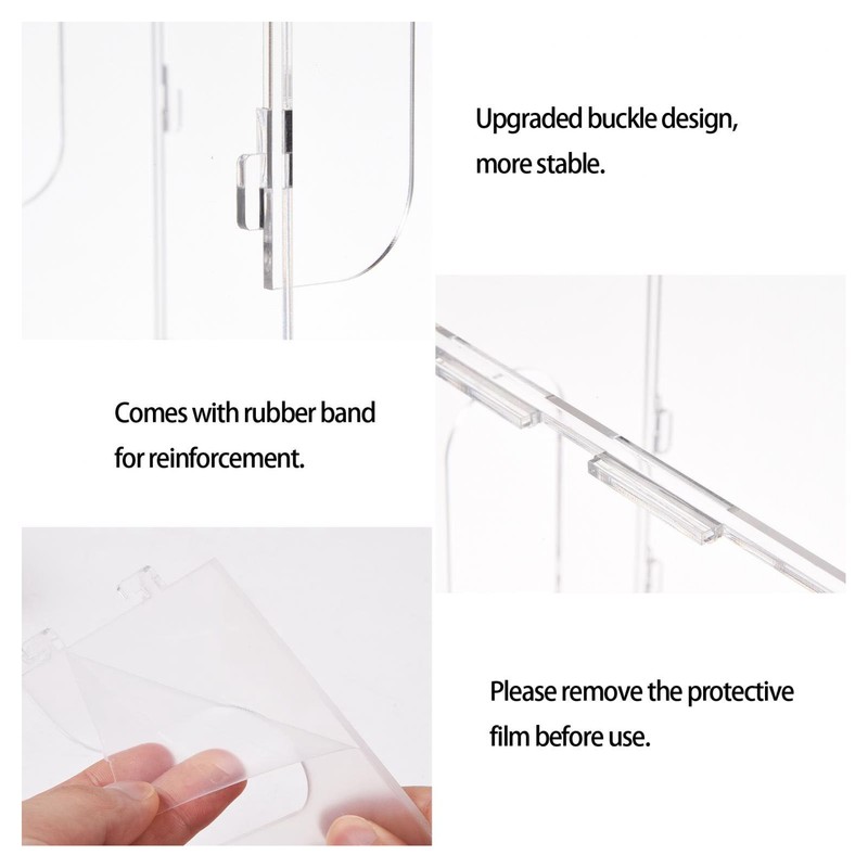 Breast Milk Freezer Storage Organizer Acrylic Transparent Removable Breast Milk
