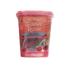 Gummy Rush Fizzy Cherries Gummies, 150g/5.3 oz. Box
