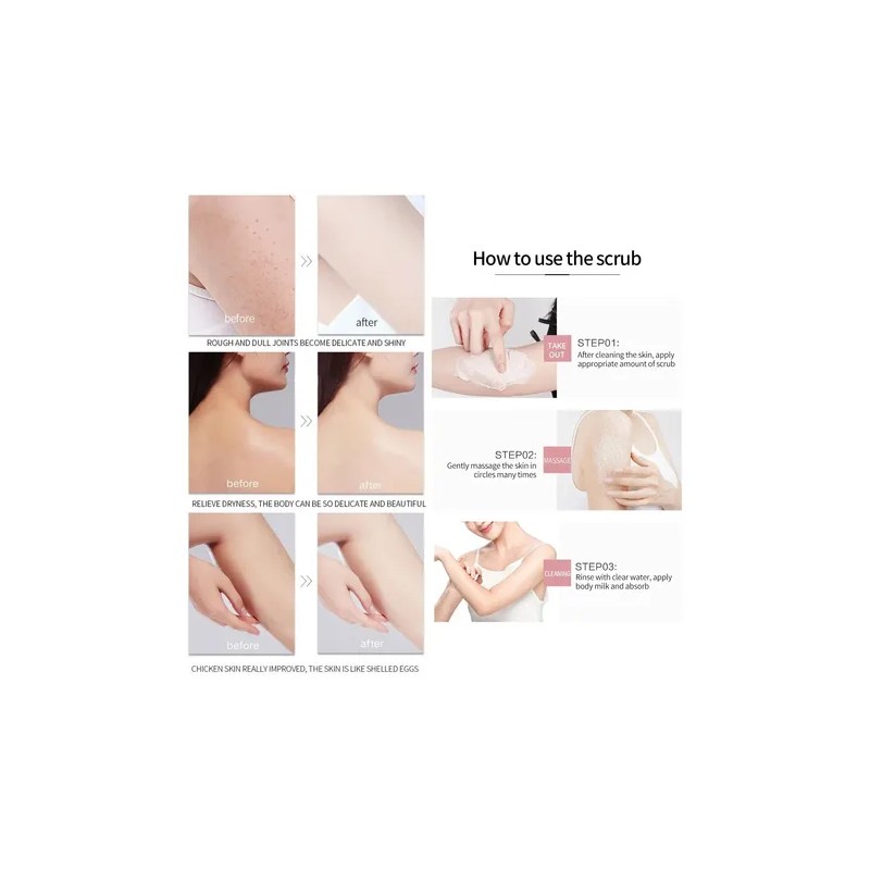 Exfoliante Corporal Facial Hidratante Aclarante Antioxidante