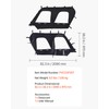 VEVOR Cab Enclosure Upper Doors, Compatible with Kawasaki Teryx4 2012-2022,