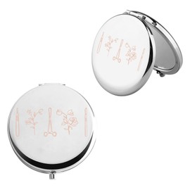 OKEYCH Future Surgeon Gift Surgeon Makeup Mirror Surgeon Doctor and Nurse Fan Pocket Mirror Surgical STU-dent Graduation Gift (Surgeon J)