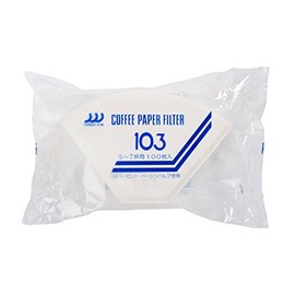 Sanyo Sangyo NO-103-100 THREE FOR Coffee Filter, NO Series, For 5 to 7 People, 100 Sheets