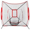 7x7 Ft Baseball Softball Practice Net for Pitching Batting Hitting