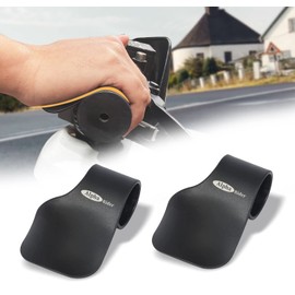 Alpha Rider 2PCS Universal 22MM Black Throttle Mounted Motorcycle Cruise Assist Oil Control Thumb Rest Riding Aid Motorcycle Accessory