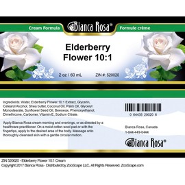 Bianca Rosa Elderberry Flower 10:1 Cream (2 oz, ZIN: 520020) - 2 Pack