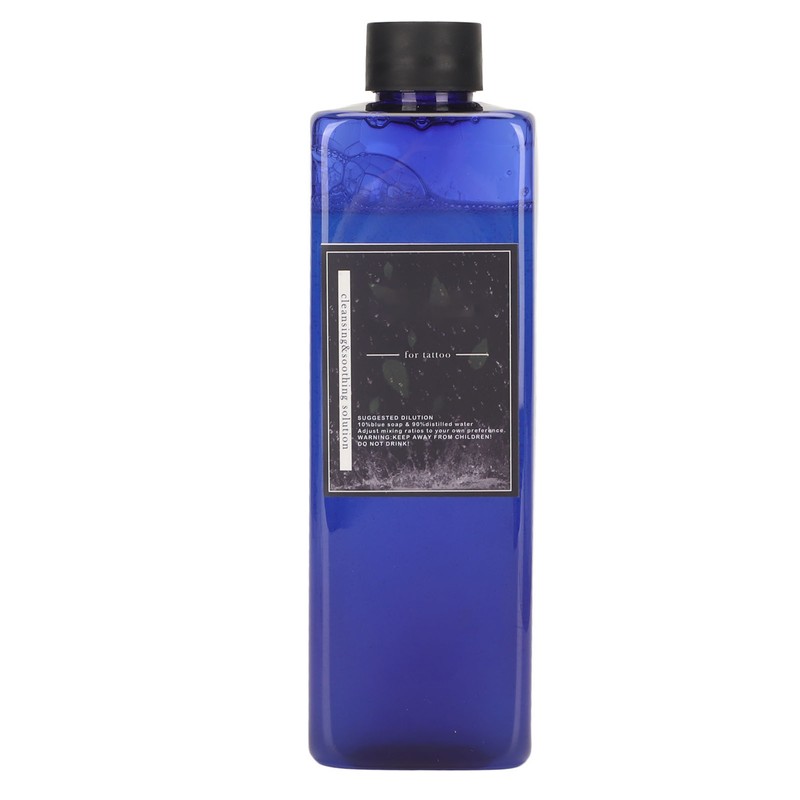 Tattoo Blue Solution Professional Gentle Refreshing Tattoo Care Cleaning Blue